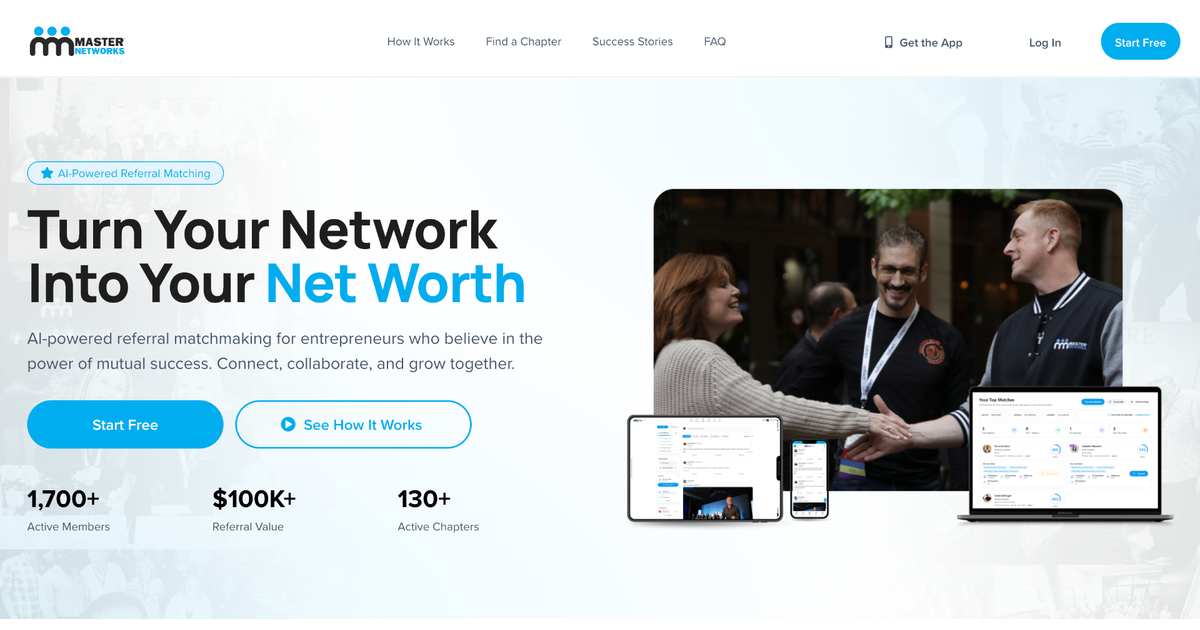 Master Networks - Connect. Refer. Grow.